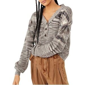 Free People Mercury Henley Sweater Size S